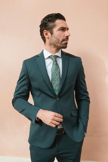Traje de hombre Selinac verde